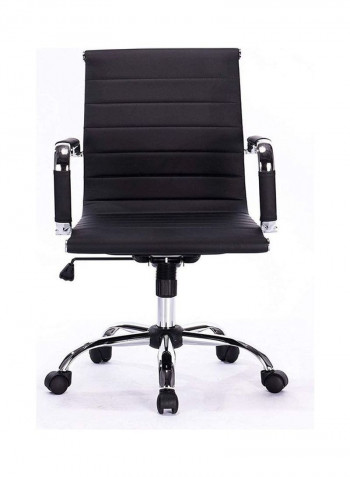 Ultimate Lowback Chair Black/Silver