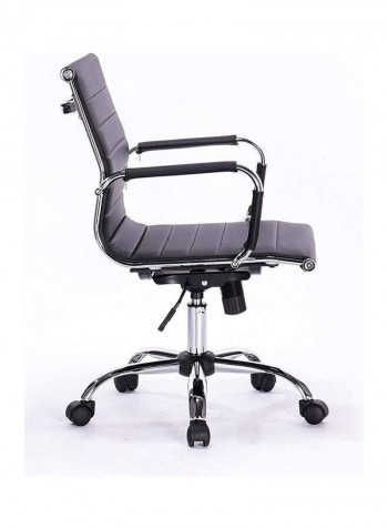 Ultimate Lowback Chair Black/Silver