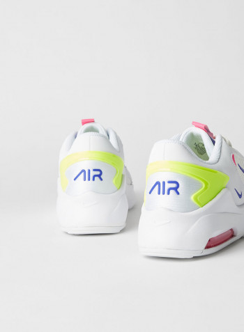 Air Max Bolt AMD Sneakers White/Indigo Burst-Pink Blast-Volt