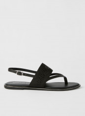 Logo Flat Sandals Black reviews Logo Flat Sandals Black