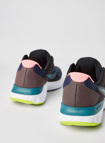 Renew Run 2 Running Shoes Black/Blackened Blue-Dk Teal Green-Sunse