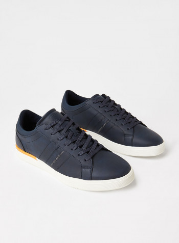 Tucuman Faux Leather Sneakers Blue