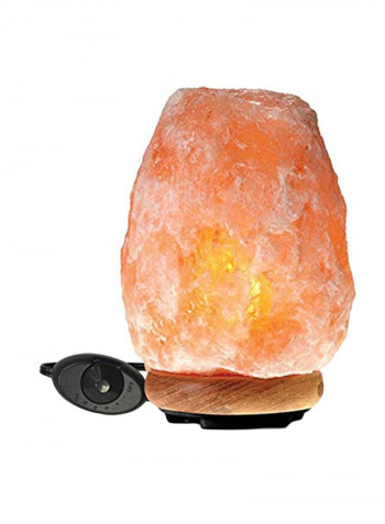 Crystal Salt Lamp Yellow 5x5x9inch