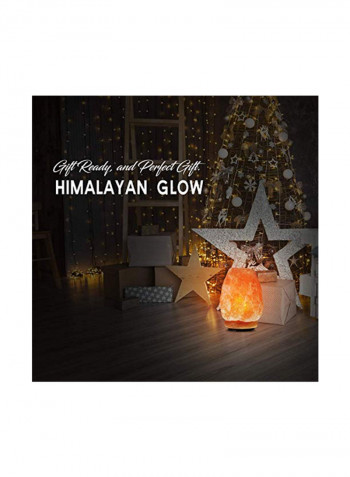 Crystal Salt Lamp Yellow 5x5x9inch