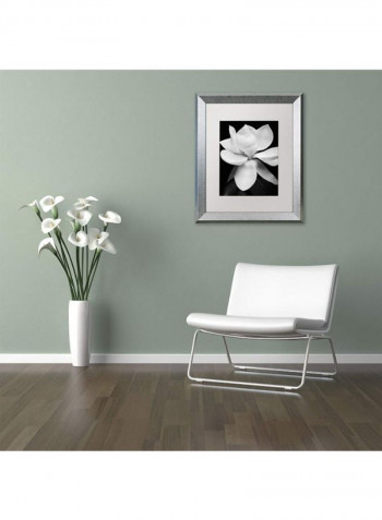 Magnolia Wall Art Black/White 11 x 14inch