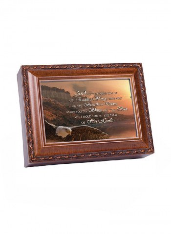 Raise You Up Woodgrain Music Box