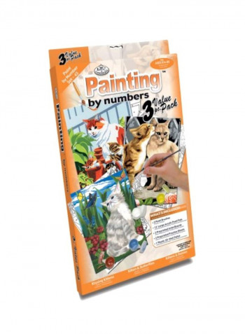 3-Piece Art Activity Kit White/Black