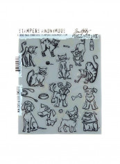 Cling Mount Stamps Black/Grey