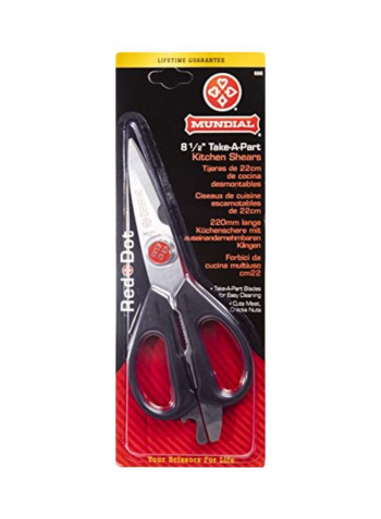 Take-A-Part Kitchen Shears Black/Silver 11.8x4.2x0.6inch