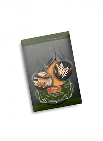 6-Piece Grilling Paper Beige 7 x 4 x 0.2inch