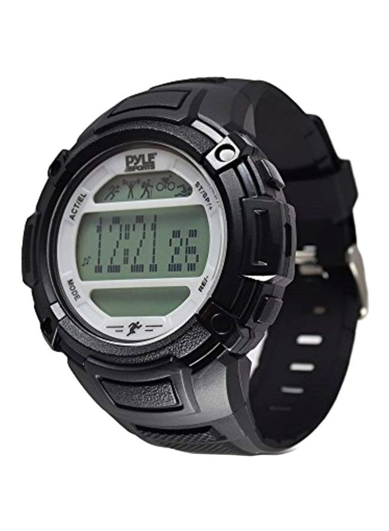 Digital Multifunction Sports Wrist Watch Black
