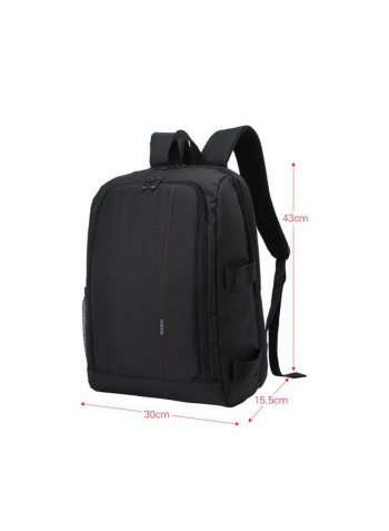 Waterproof Camera Backpack Red