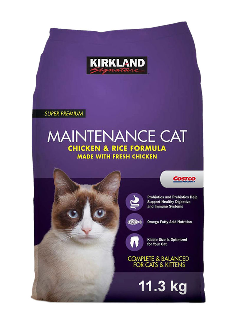 Chicken And Rice Cat Food Multicolour 11.3kg