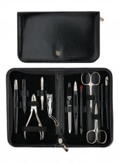 12-Piece Manicure Pedicure Grooming Set With Case Multicolour