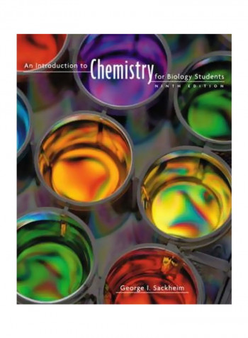 An Introduction To Chemistry For Biology Students Paperback 9
