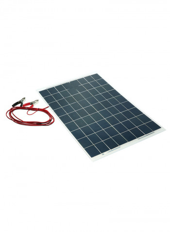 Flexible Solar Panel Device Battery Charger Black 15centimeter