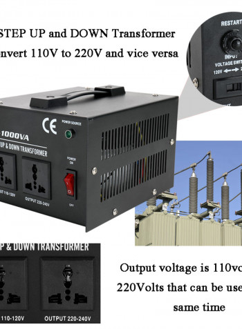 Household Electrical Appliance Voltage Converter Multicolor 28.00 X 16.00 X 20.00cm