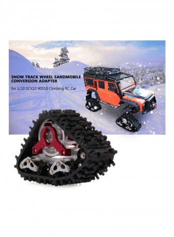 Track Wheel Snow Tire Sandmobile Conversion Adapter For 1/10 SCX10 90018 Climbing RC Car