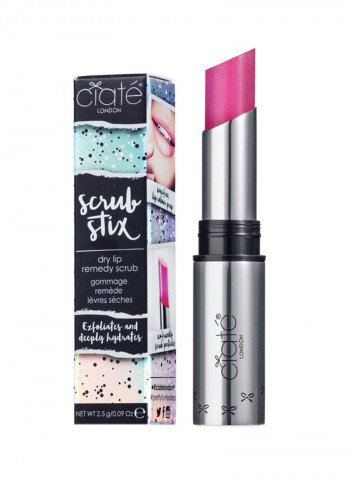 Scrub Stix Dry Lip Remedy Scrub Hot Pink