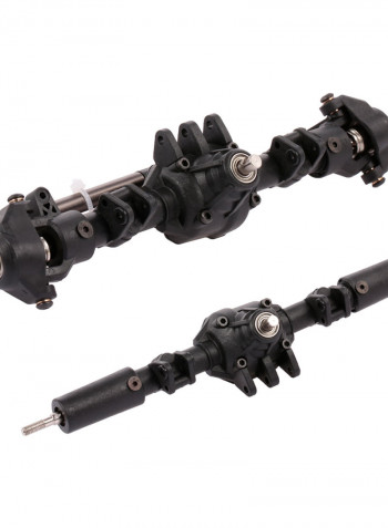 Front And Rear Axle Shaft Transmission Bridge With Differential For 1/10 Axial SCX10 RC4WD D90 RC Crawler 25 X 5 X 15cm