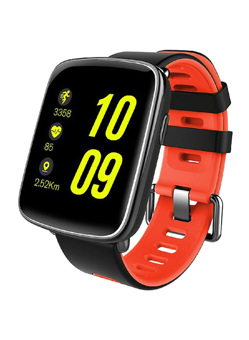 Heart Rate Monitor Smartwatch Black/Orange