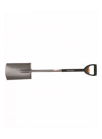 Telescopic Straight Garden Spade Silver/Black