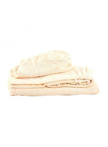 2-Piece Natural Spa Bath Wrap And Hair Drying Turban Crème