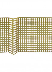 Folding Hollow Metal Mesh Screen Ornament Golden reviews Folding Hollow Metal Mesh Screen Ornament Golden