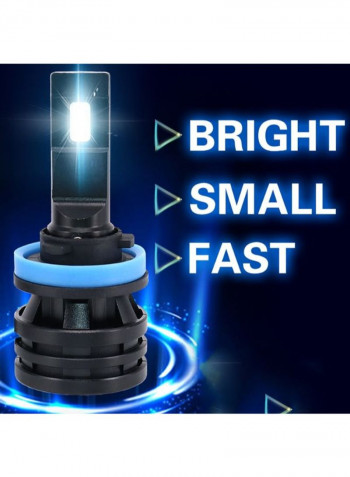 2-Piece M2 Series Intelligent Temperature Control Headlight LED Bulb