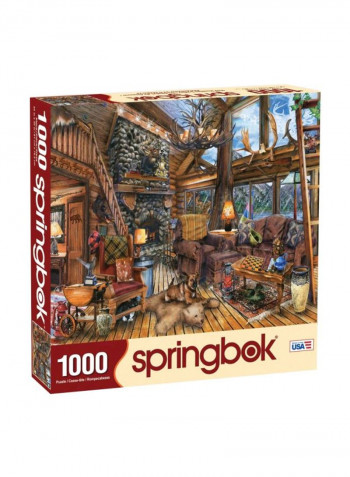 1000-Piece The Hunting Lodge Jigsaw Puzzle 33-10790
