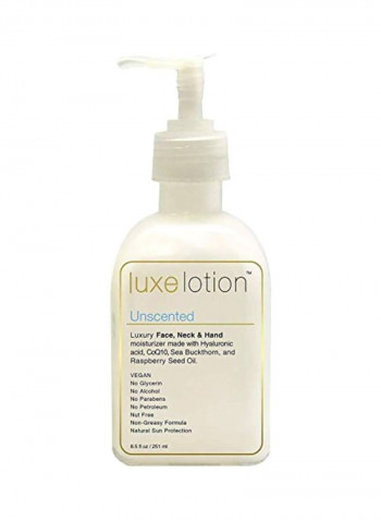 Unscented Face Neck And Hand Moisturizer 6.8ounce