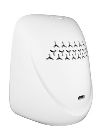 Carbon Dioxide Detector with LED Display White/Black