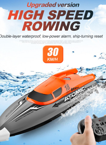 2.4GHz 4 Channel Remote Control Racing Boat 38 x 15.5 x 18cm