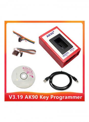 Auto Key Programmer Tool for BMW EWS AK90 with Cable Key Programming Kit Identifying Keys