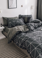 4-Piece Comfortable Single Size Printed Bedding Set Cotton Multicolour 150x200cm