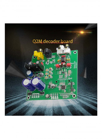 DAC Audio Finished Coaxial Input Decoder Board Green