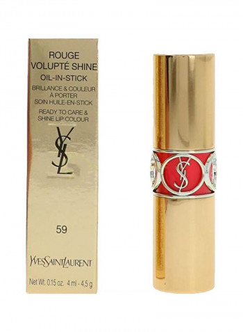 Rouge Volupte Shine Lipstick 59 Fuchsia Jumpsuit