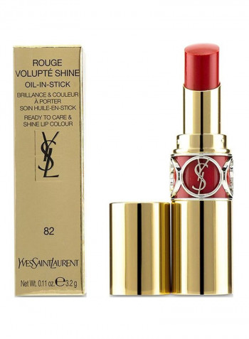 Rouge Volupte Shine Oil-In Stick 82 Orange Crepe