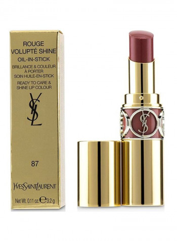 Rouge Volupte Shine Lipstick 87 Rose Afrique