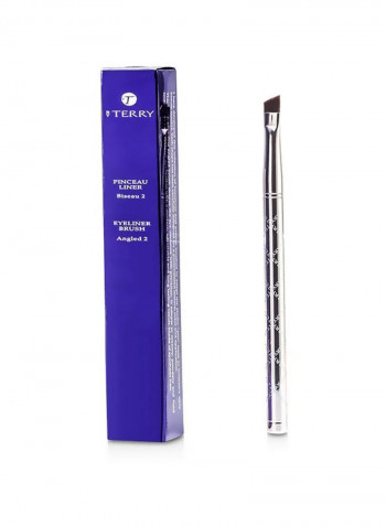 Angled 2 Eyeliner Brush Silver/Brown