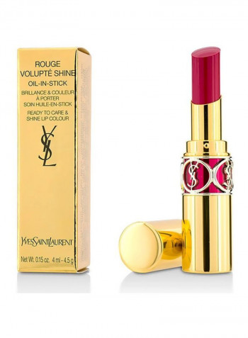 Rouge Volupte Shine Lipstick 5 Fuchsia In Excess/ Fuchsia Chiffon