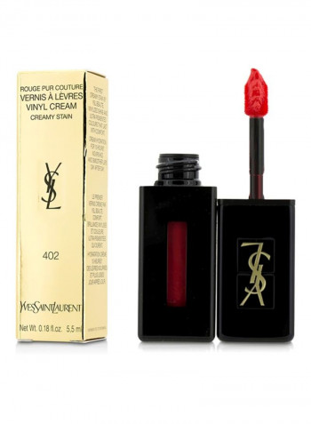 Rouge Pur Couture Vernis A Levres Vinyl Cream 402 Rouge Remix