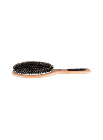 Rubber Cushion Hair Brush Brown