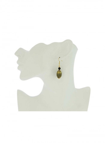 Murano Glass Olives Dangle Earrings