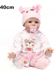 Reborn Baby Quality Realistic Handmade Babies Girl Doll Pink 41.00 x 14.00 x 20.00cm