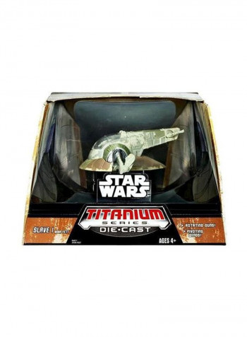 Star Wars Titanium Series Die.Cast Slave I Ship