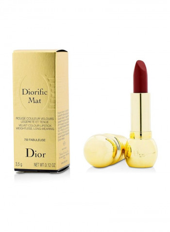 Diorific Mat Velvet Colour Lipstick 750 Fabuleuse