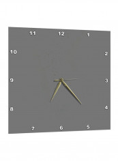 Solid Pattern Wall Clock Grey 13 x 14inch