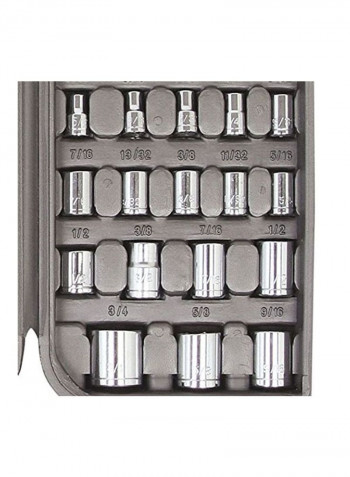 79-Piece Multi-Purpose Tool Set With Sockets Multicolour