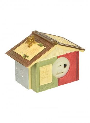 Lighted Nativity Crèche Figurine Gold/Brown/Red 2.99inch
